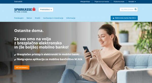 Sparkasse - Potrošniški kredit do 35 000 €